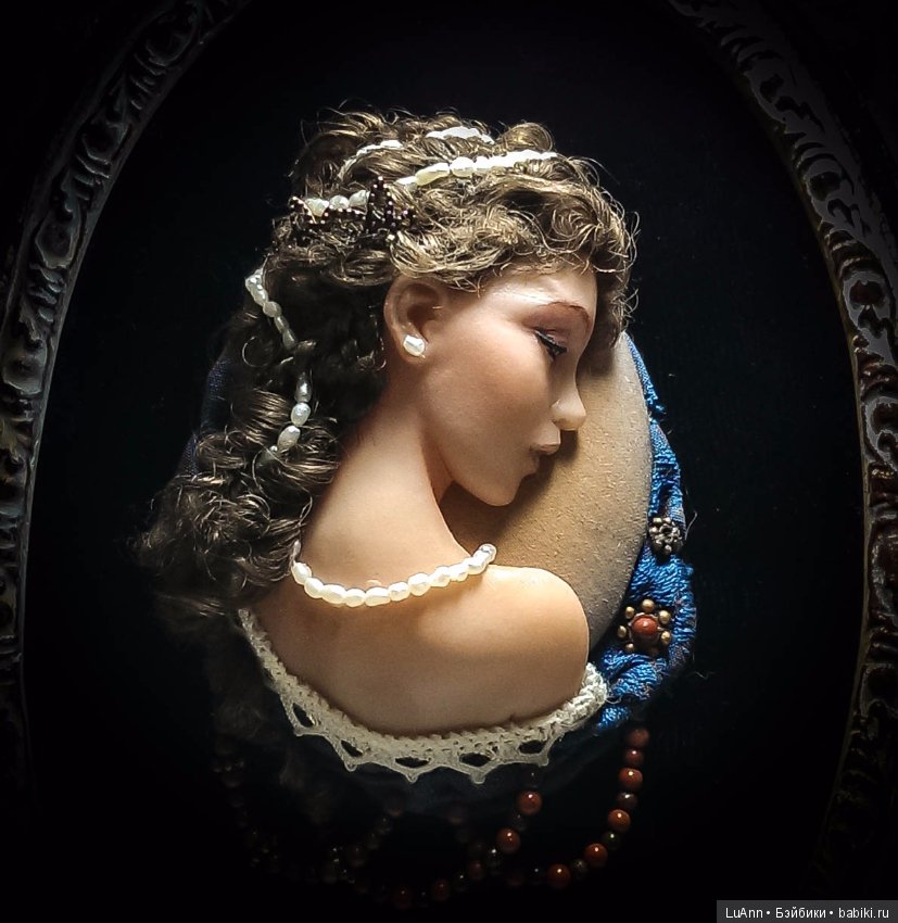 Кукольные скульптурные брошки (фото 7)