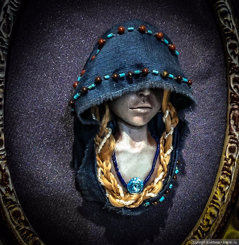 Кукольные скульптурные брошки (фото 2)