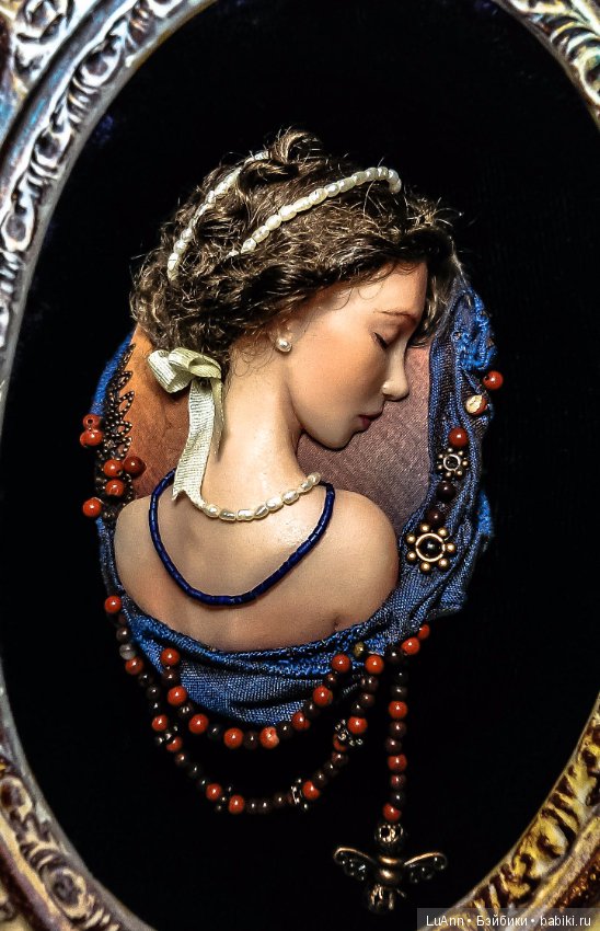 Кукольные скульптурные брошки (фото 4)