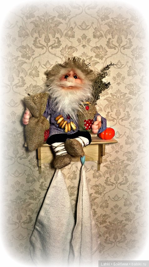 Ключница с домовым — Куклы из капрона и чулочной техники: авторские игрушки (фото 3)