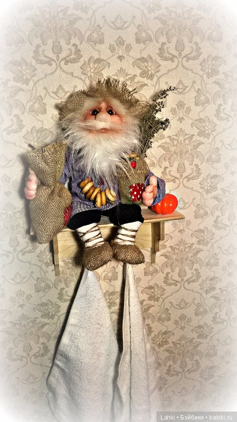 Ключница с домовым — Куклы из капрона и чулочной техники: авторские игрушки (фото 2)
