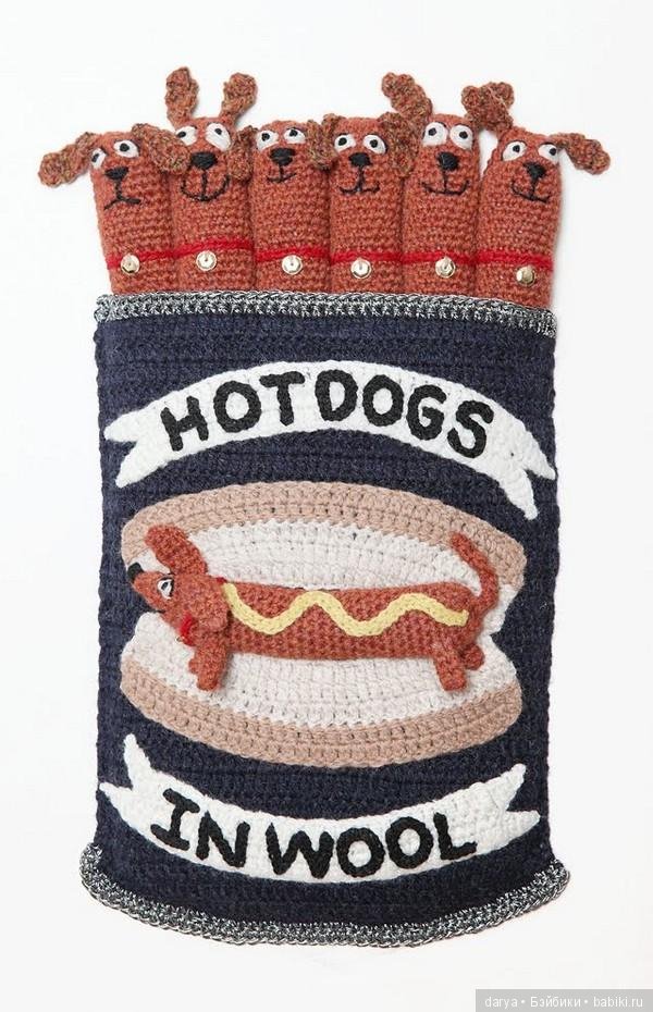 Почти съедобные блюда крючком от художницы Кейт Дженкинс