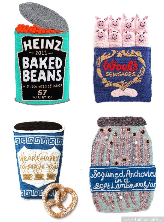 Почти съедобные блюда крючком от художницы Кейт Дженкинс (фото 5)
