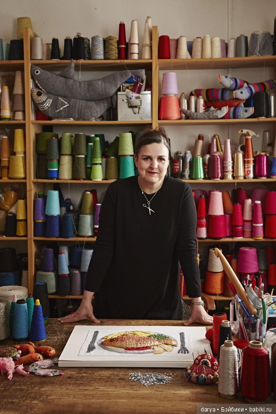 Почти съедобные блюда крючком от художницы Кейт Дженкинс