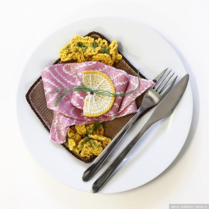 Почти съедобные блюда крючком от художницы Кейт Дженкинс (фото 8)
