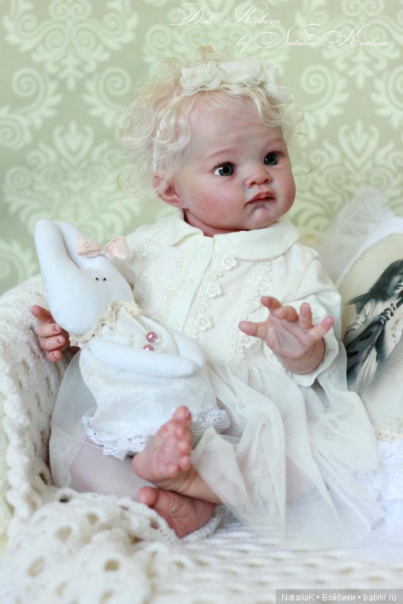 Детка реборн Полинка, молд Poppet, by Adrie Stoetе. Куклы реборн Наталии Костиной