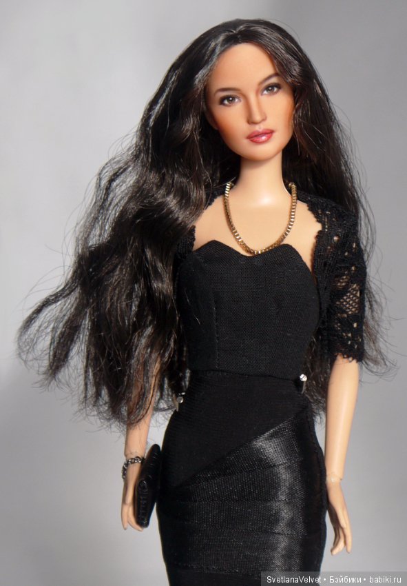 ООАК Моника Белуччи — ООАК и кастом Барби (Barbie): репейнт (фото 5)