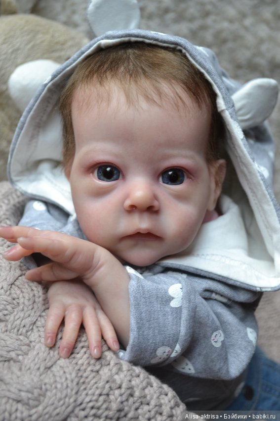 Моя любимка реборн Сашенька. Весенняя фотосессия пока в домашних условиях (фото 3)