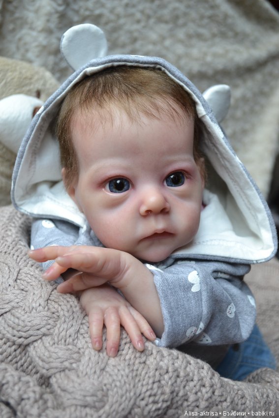 Моя любимка реборн Сашенька. Весенняя фотосессия пока в домашних условиях (фото 4)