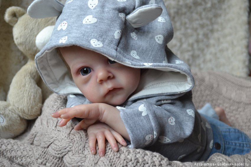 Моя любимка реборн Сашенька. Весенняя фотосессия пока в домашних условиях (фото 6)