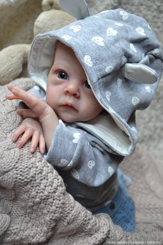 Моя любимка реборн Сашенька. Весенняя фотосессия пока в домашних условиях (фото 5)