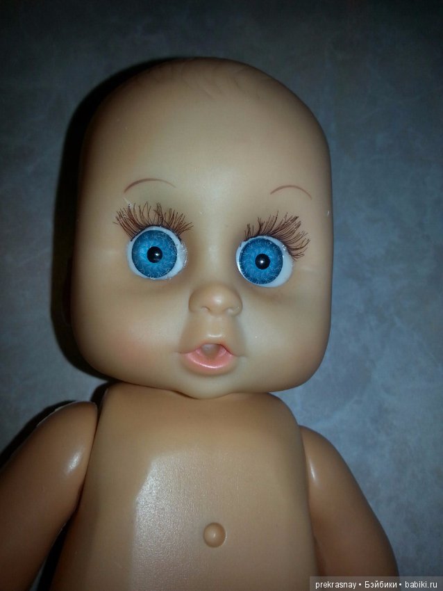 Замена глаз кукле 2 — Замена глаз и ресниц кукле: ремонт механизма (фото 4)
