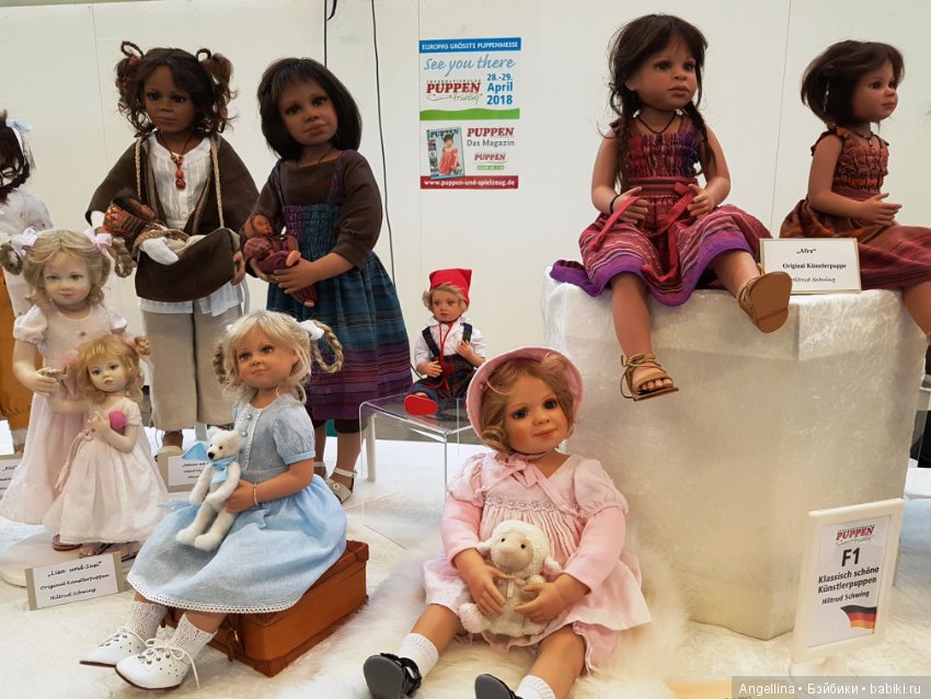 Международная выставка кукол в Мюнстере(Германия) 29-30 апреля 2017 (Internationaler Puppen Frühling) 2 часть