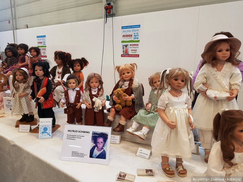 Международная выставка кукол в Мюнстере(Германия) 29-30 апреля 2017 (Internationaler Puppen Frühling) 2 часть