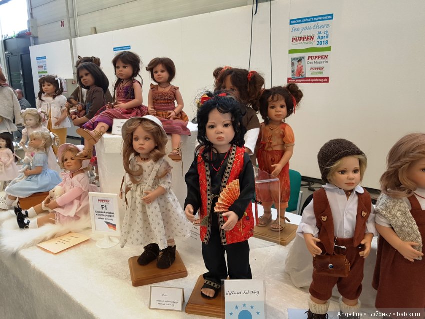 Международная выставка кукол в Мюнстере(Германия) 29-30 апреля 2017 (Internationaler Puppen Frühling) 2 часть
