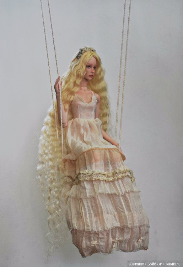 Амелия - авторская шарнирная кукла ооак, полиуретан (фото 2)