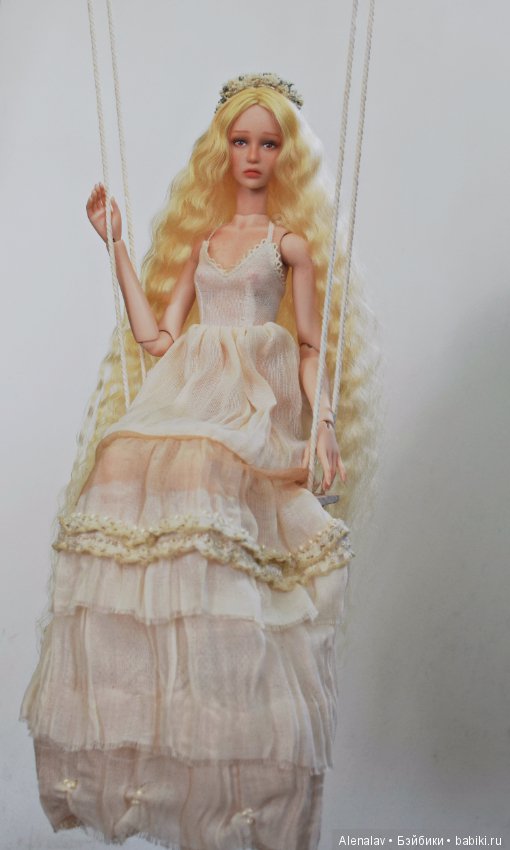 Амелия - авторская шарнирная кукла ооак, полиуретан (фото 3)