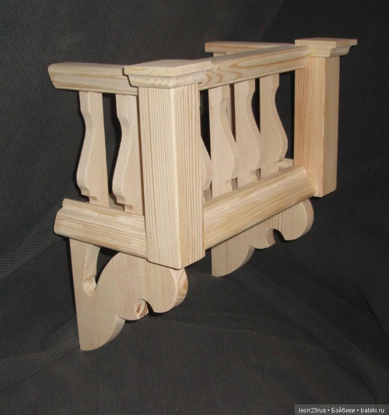 Полка-балкон для хранения кукол 2