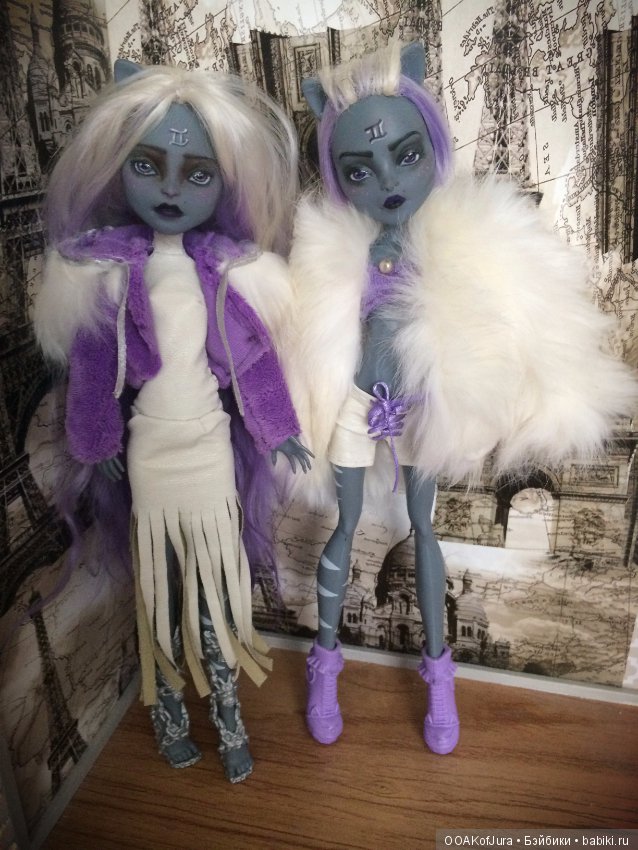 Дуэт L'Amour — ООАК Monster High и Ever After High: репейнт (фото 2)