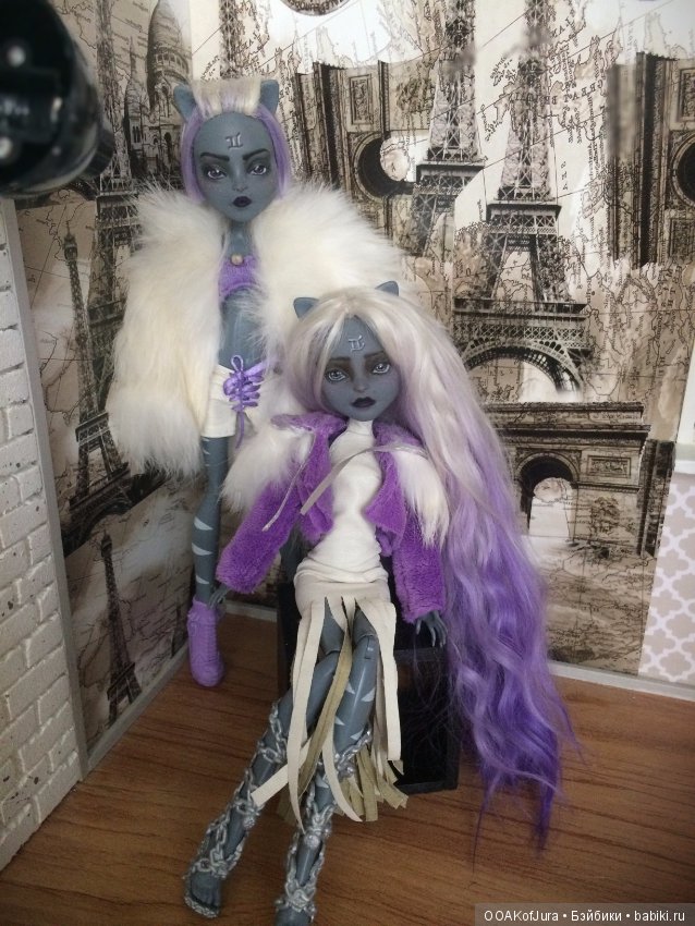 Дуэт L'Amour — ООАК Monster High и Ever After High: репейнт (фото 3)