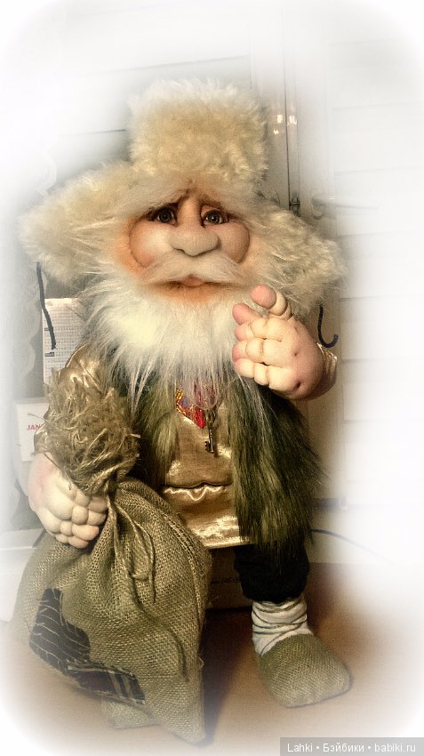 Авторская кукла, домовой — Куклы из капрона и чулочной техники: авторские игрушки (фото 3)