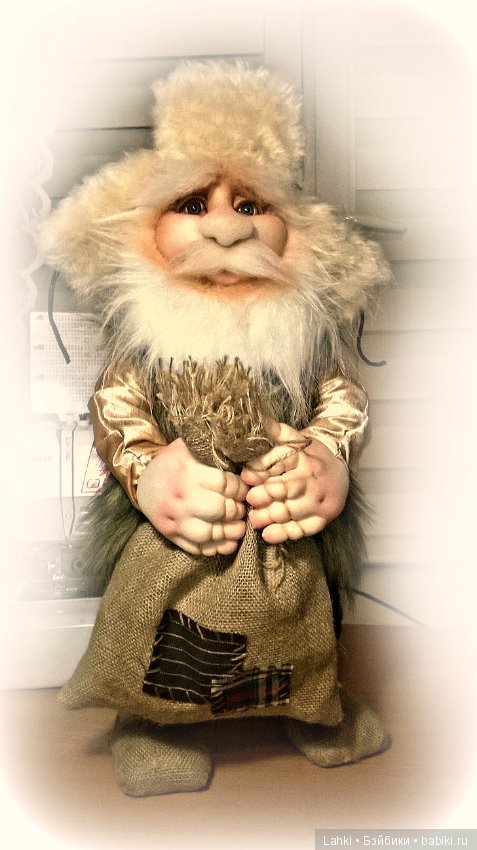 Авторская кукла, домовой — Куклы из капрона и чулочной техники: авторские игрушки (фото 2)