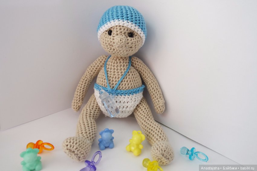Малыш Лёшик — Вязаные игрушки и амигуруми: крючком (фото 4)