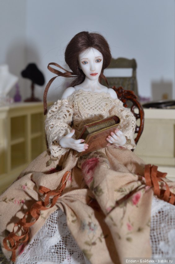 Женевьева. Авторская кукла 1/12 Юлии Семенченко (фото 6)