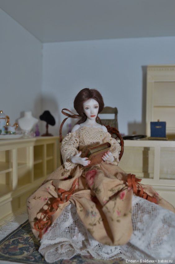 Женевьева. Авторская кукла 1/12 Юлии Семенченко (фото 7)