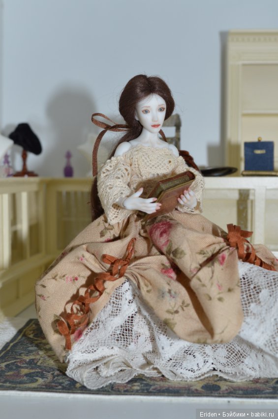 Женевьева. Авторская кукла 1/12 Юлии Семенченко