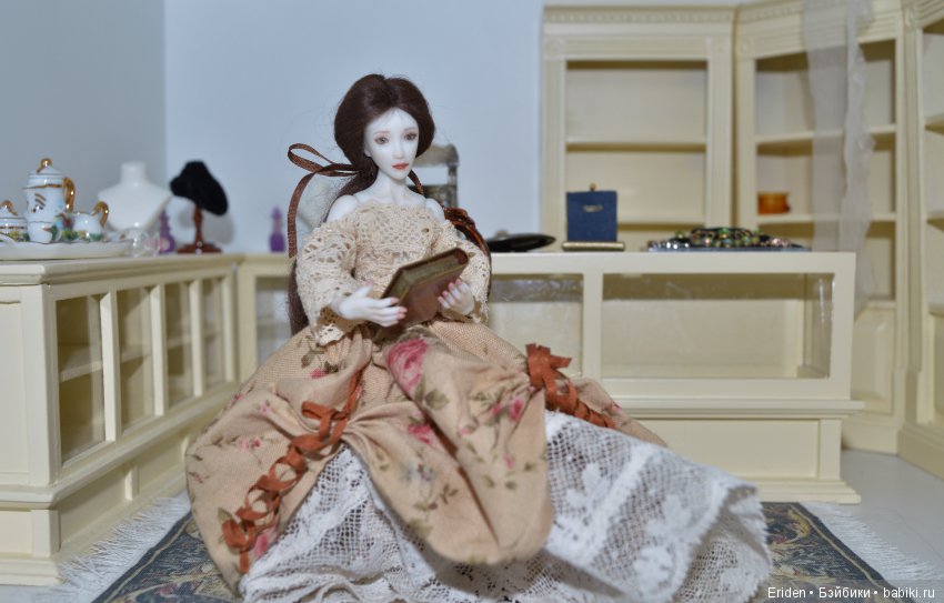 Женевьева. Авторская кукла 1/12 Юлии Семенченко (фото 8)