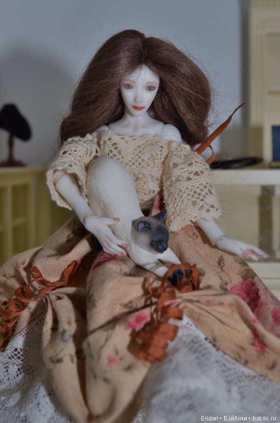 Женевьева. Авторская кукла 1/12 Юлии Семенченко (фото 10)