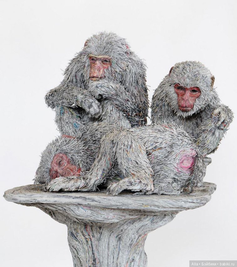 Чудо из макулатуры — Авторская скульптура и статуэтки: гипс (фото 3)