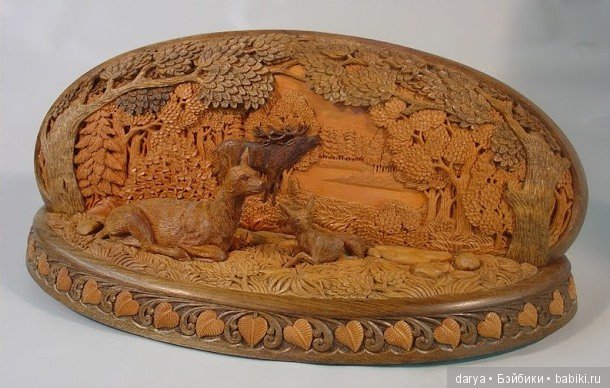 Фигурки из дерева тульского мастера Александра Борзова (фото 10)