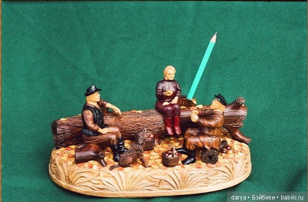 Фигурки из дерева тульского мастера Александра Борзова (фото 7)