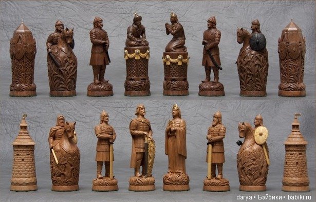 Фигурки из дерева тульского мастера Александра Борзова (фото 8)
