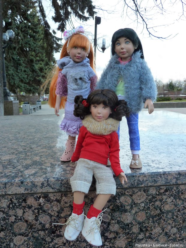 Мои Лиэнночки на прогулке и дома