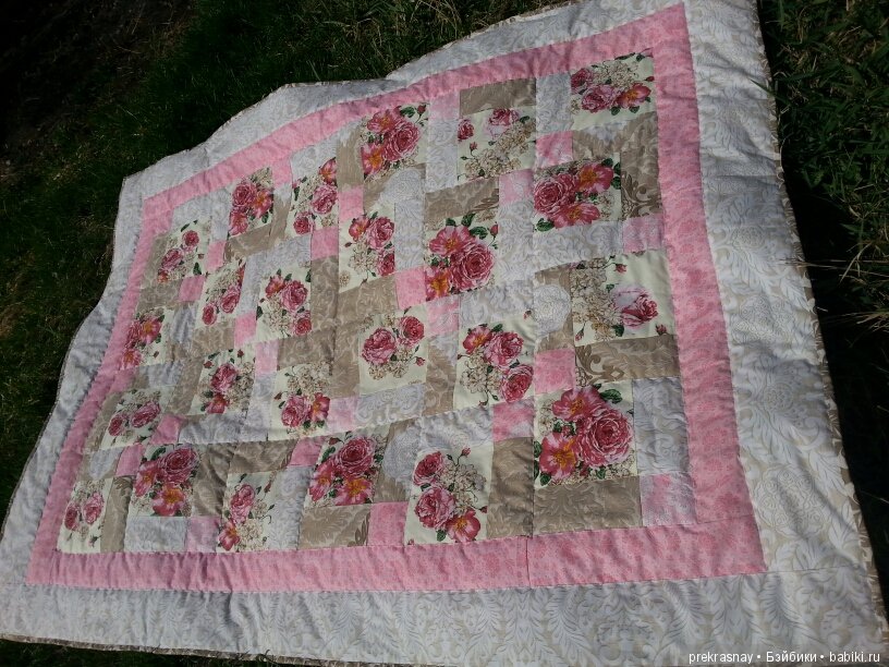 Лоскуточек к лоскуточку, получается одеяло