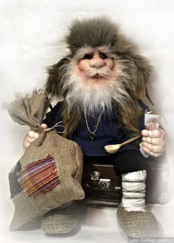 Авторская кукла Домовой — Куклы из капрона и чулочной техники: авторские игрушки