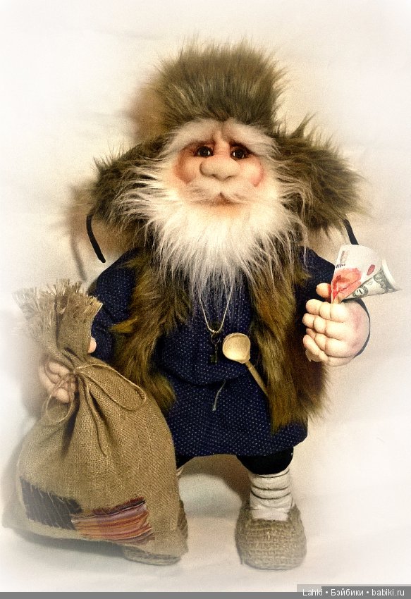 Авторская кукла Домовой — Куклы из капрона и чулочной техники: авторские игрушки (фото 3)