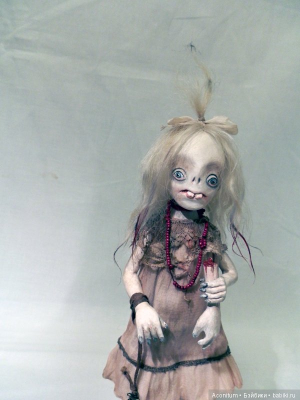 "Странная Юленька" кукла ручной работы (фото 7)