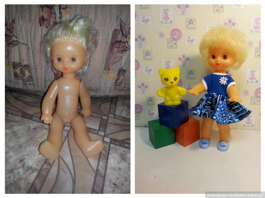 Мои куклы. До и после — Реставрация и преображение кукол: ремонт (фото 5)