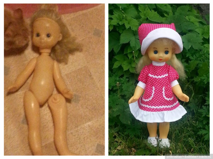 Мои куклы. До и после — Реставрация и преображение кукол: ремонт (фото 6)