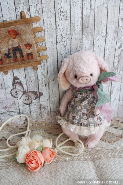 Зефирка, игрушка ручной работы