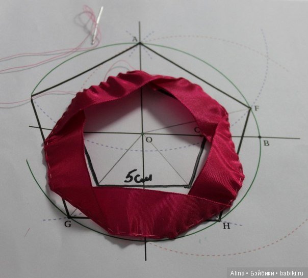 Красивые цветы из ткани с мастер классами (фото 7)