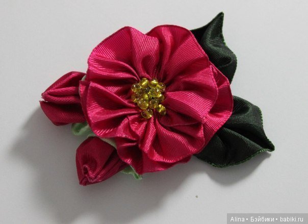 Красивые цветы из ткани с мастер классами