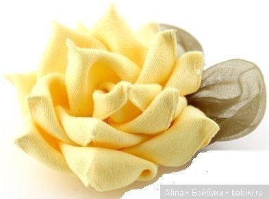 Красивые цветы из ткани с мастер классами (фото 10)