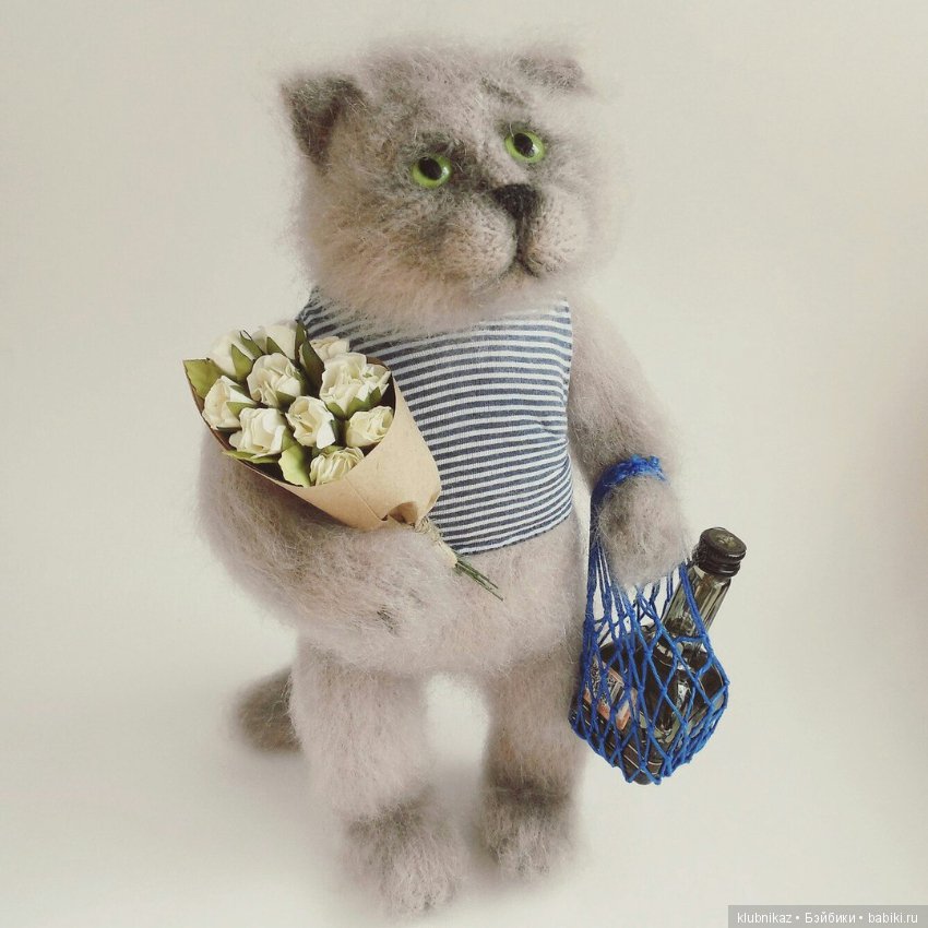 Мартовский кот Василий — Вязаные игрушки и амигуруми: крючком