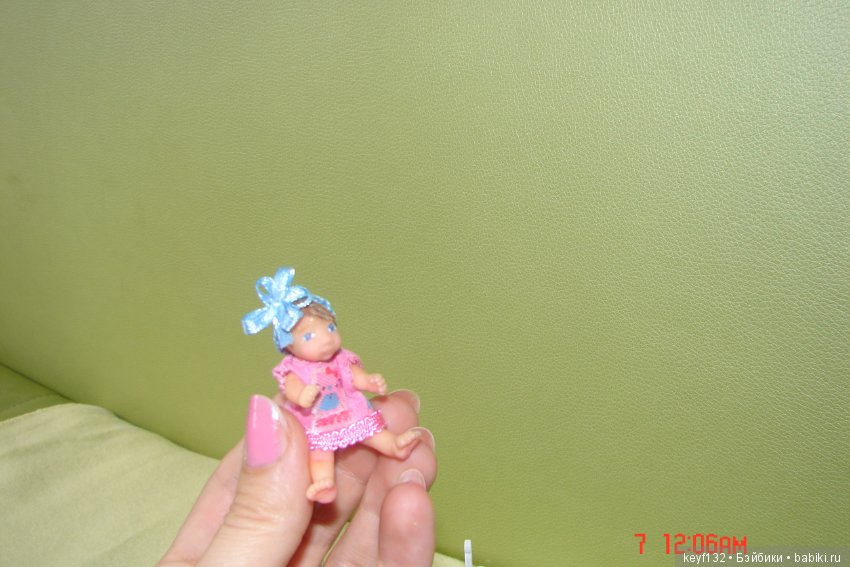 Маленькая Ася — Авторские миниатюрные куклы: лепка (фото 8)