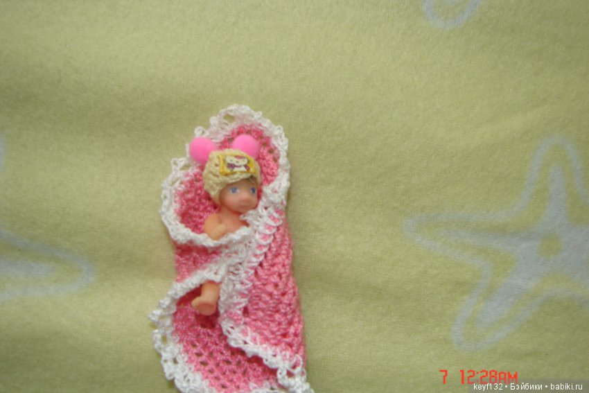 Маленькая Ася — Авторские миниатюрные куклы: лепка